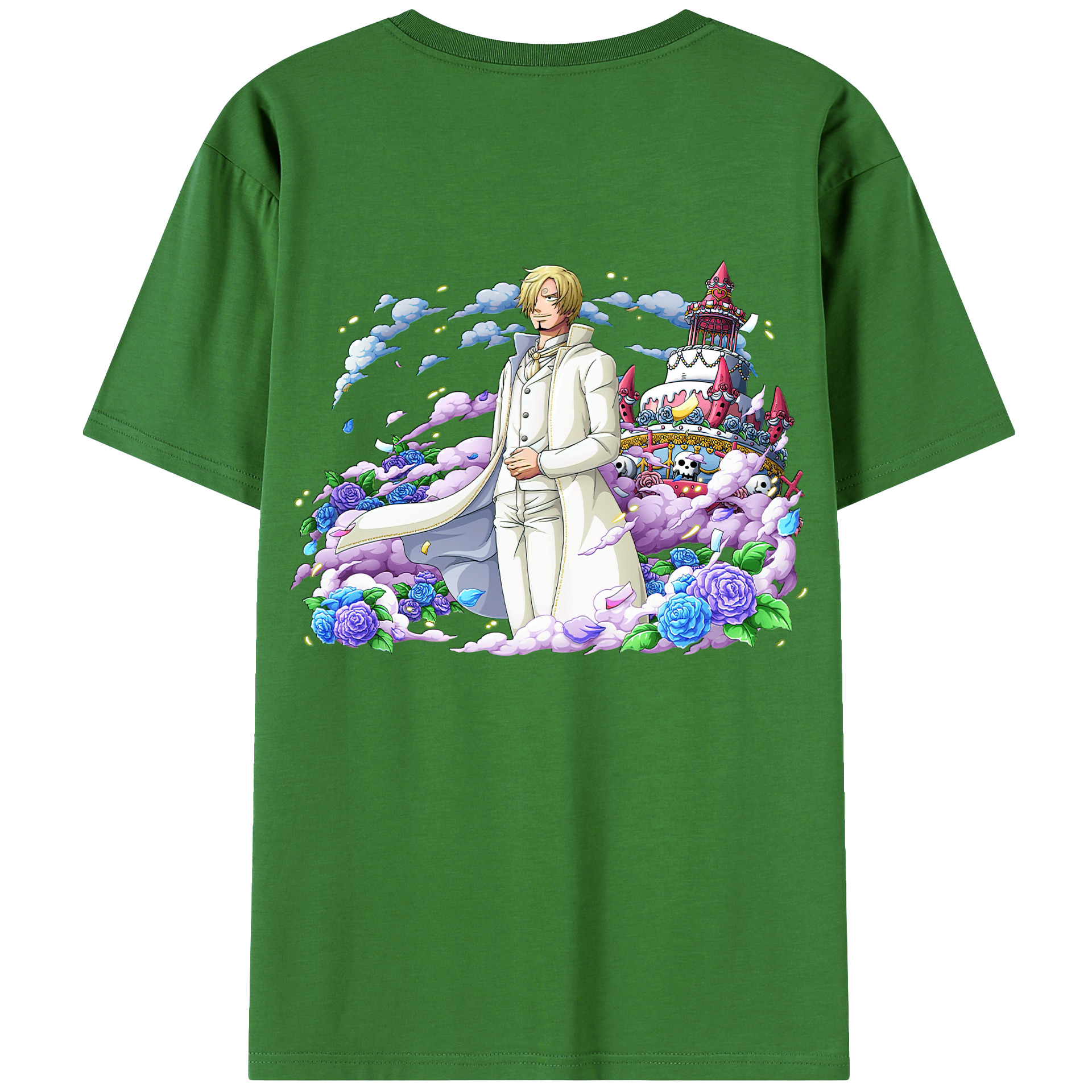 （画像用） ワンピース サンジ ONE PIECE Sanji レディース半袖Tシャツ(バックプリント)